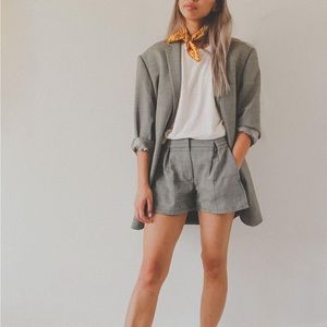 Oversized Checkered Blazer Vintage